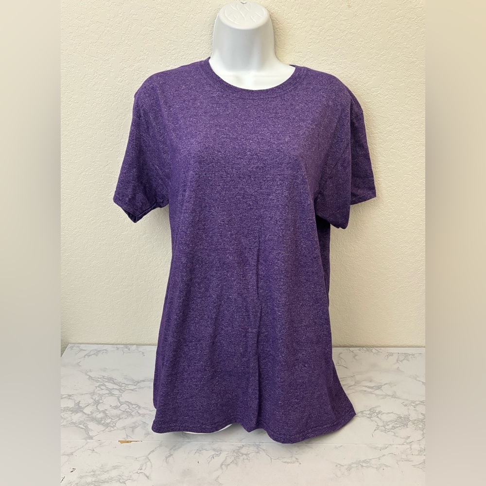 Fruit of the Loom T-Shirt Purple Plum Womens Sz M Tagless Pullover Top​